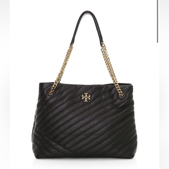 Tory Burch Kira Chevron Leather Tote - Picture 1 of 16
